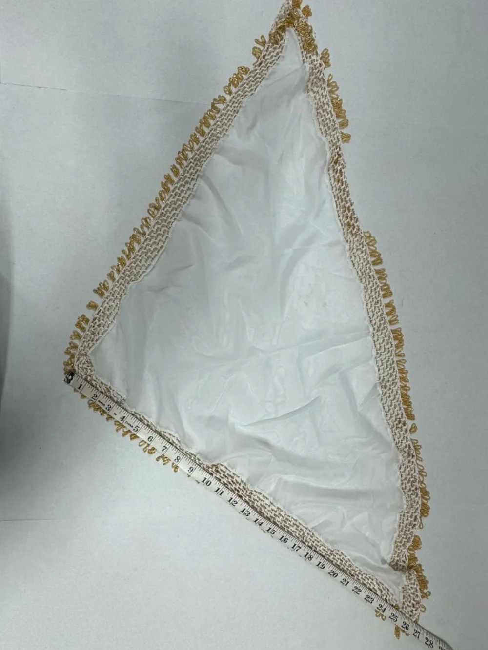 Egyptian Belly Dance Hip Scarf With Gold Bead Trimming - 39